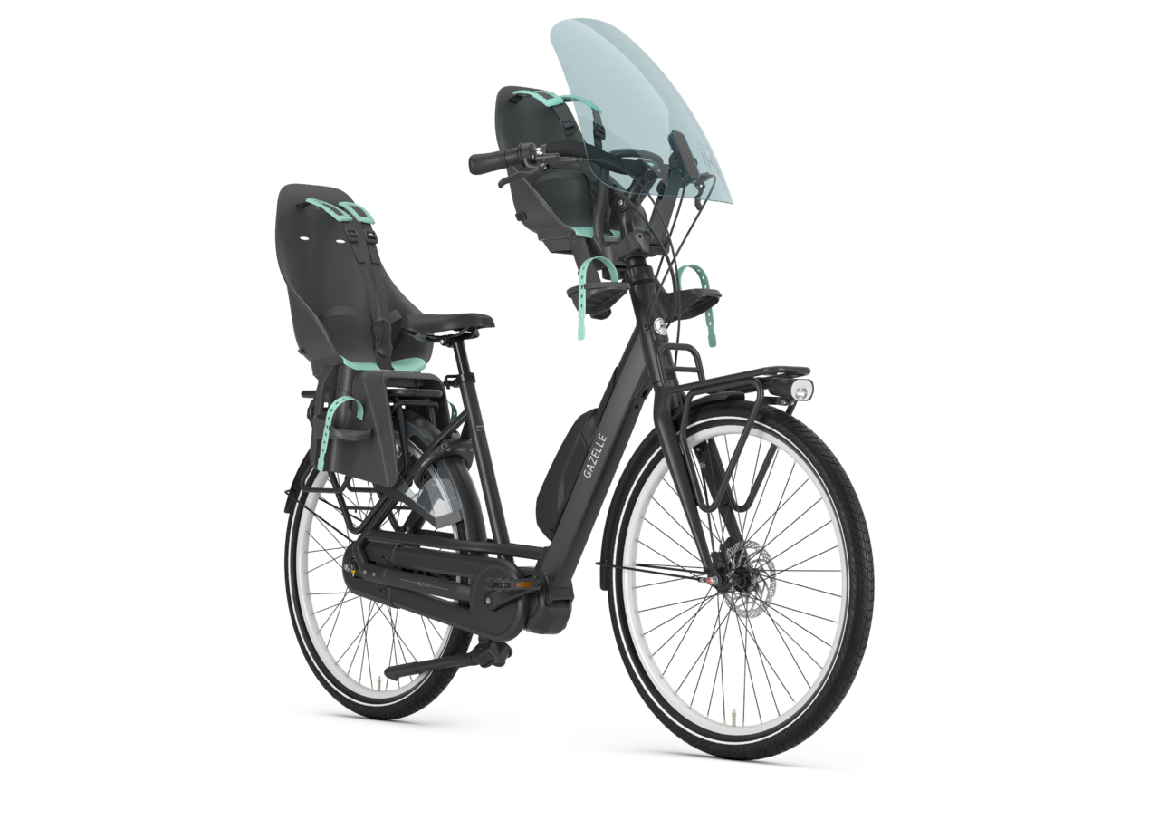 Gazelle Bloom C380 HMS e-bike met kinderzitje