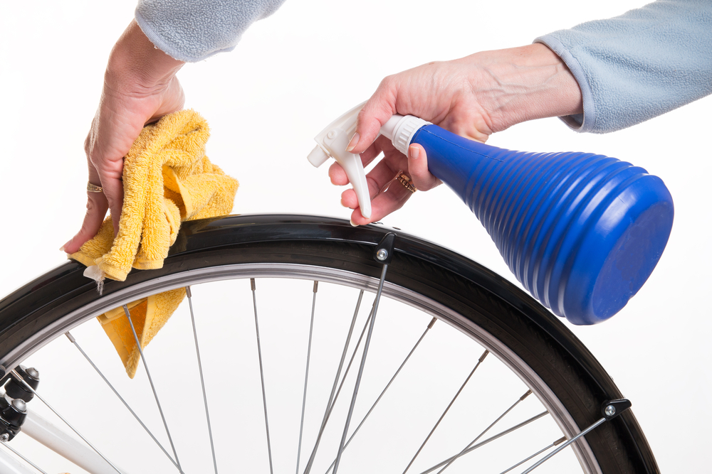 fietsband schoonmaken